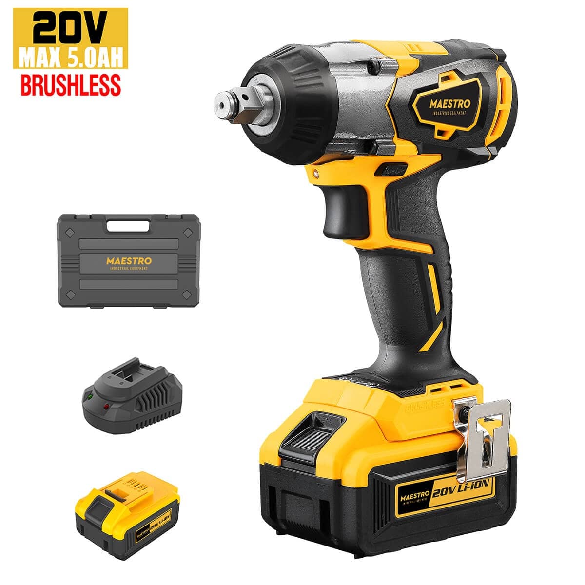 Maestro MCF-20BL BRUSHLESS ΜΠΟΥΛΟΝΟΚΛΕΙΔΟ (ΛΙΘΙΟΥ 20V - 1X5 Ah) Maestro MCF-20BL BRUSHLESS ΜΠΟΥΛΟΝΟΚΛΕΙΔΟ (ΛΙΘΙΟΥ 20V - 1X5 Ah)