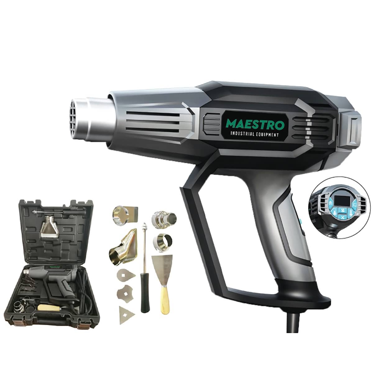 Maestro MHG-2003 LCD ΘΕΡΜΟΠΙΣΤΟΛΟ ΑΕΡΟΣ ΓΙΑ ΠΛΑΣΤΙΚΑ - ΟΘ. LCD Maestro MHG-2003 LCD ΘΕΡΜΟΠΙΣΤΟΛΟ ΑΕΡΟΣ ΓΙΑ ΠΛΑΣΤΙΚΑ - ΟΘ. LCD