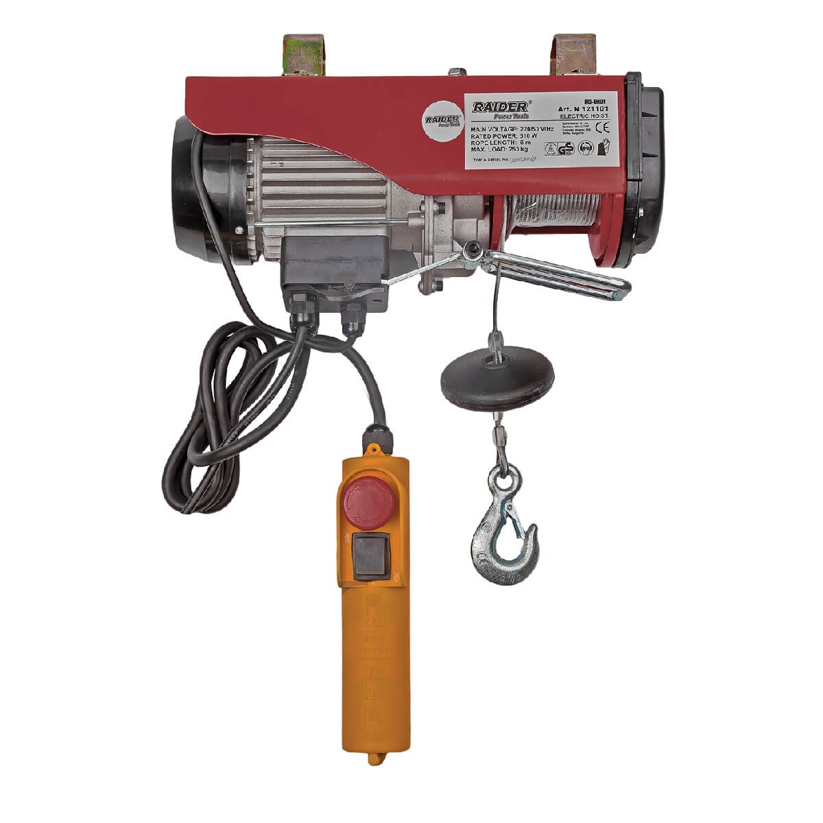 RAIDER Παλάγκο ηλεκτρικό RD-EH01 250kg(12m συρματόσχοινο)121101 RAIDER Παλάγκο ηλεκτρικό RD-EH01 250kg(12m συρματόσχοινο)121101