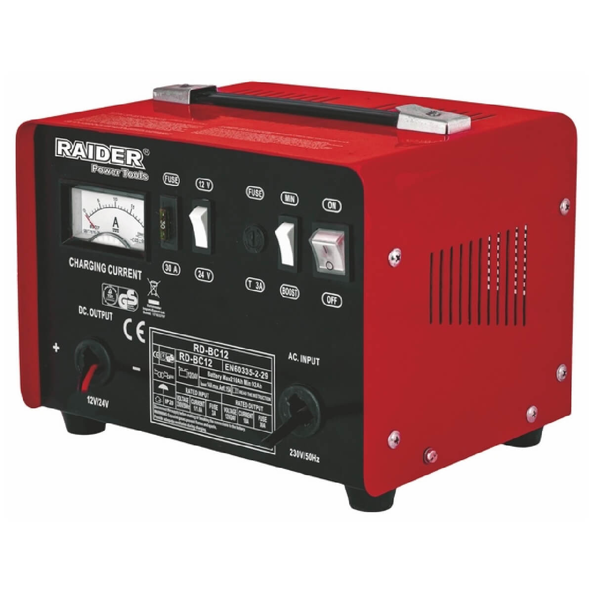 RAIDER Φορτιστής μπαταρίας RD-BC12 310W/14A 129964 RAIDER Φορτιστής μπαταρίας RD-BC12 310W/14A 129964